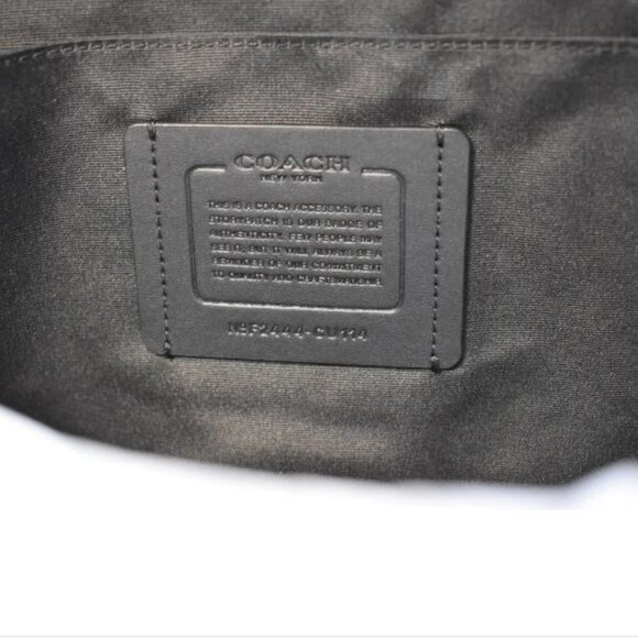 Coach Ethan Portfolio Leather Black – NWT - Picture 5 of 8